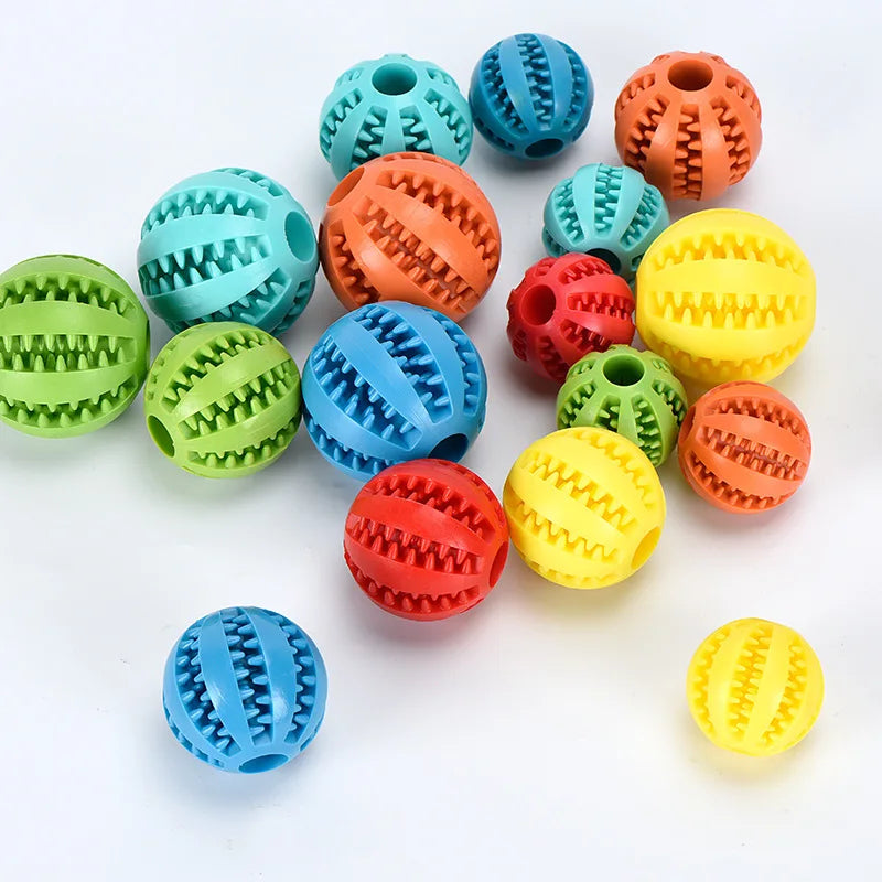 Dog Tooth Cleaning Ball Treat Feeder