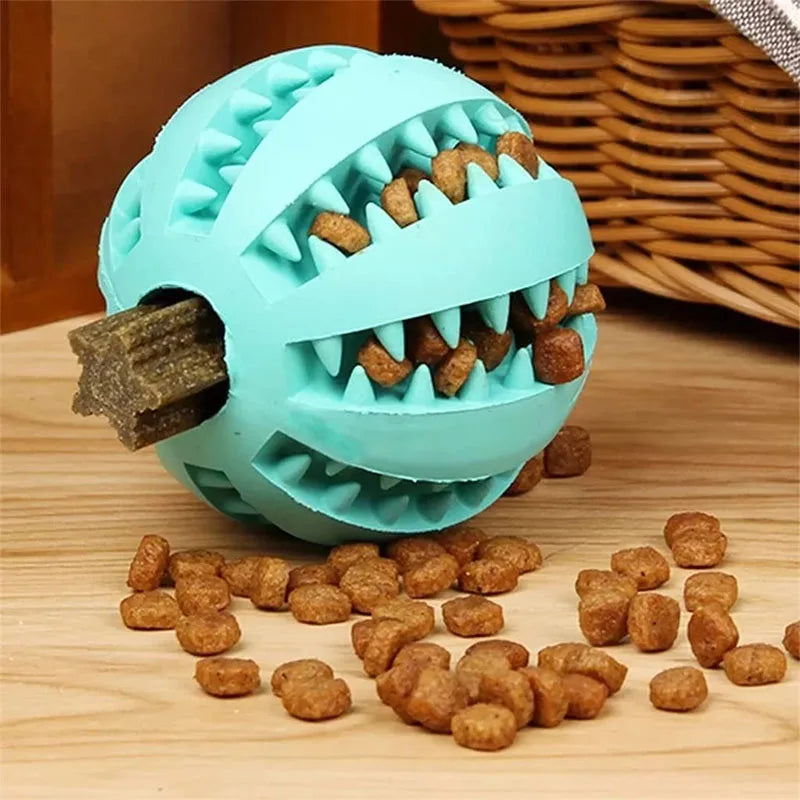 Dog Tooth Cleaning Ball Treat Feeder