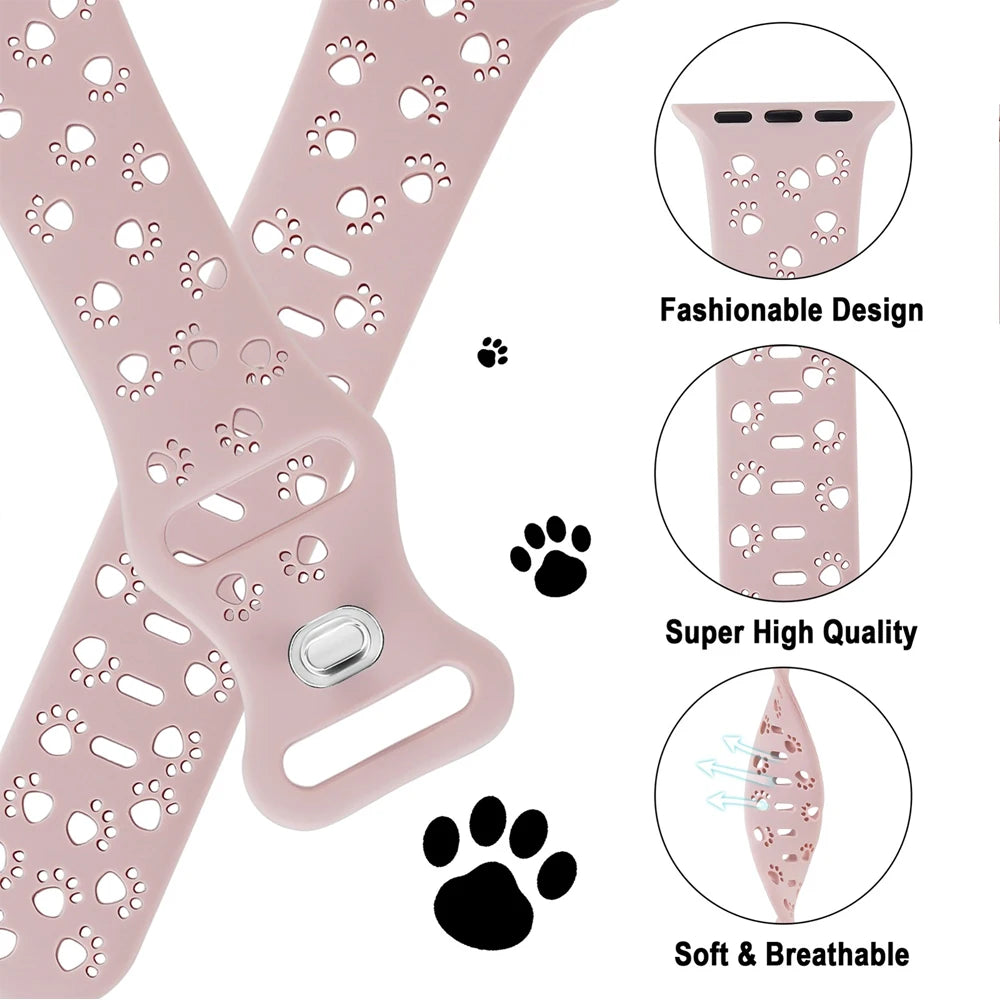 Dog Paws Apple Watch Straps 12 Different colors